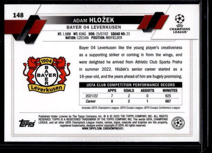 2022-23 Topps UEFA Club Competitions #148 Adam Hložek Starball Foil