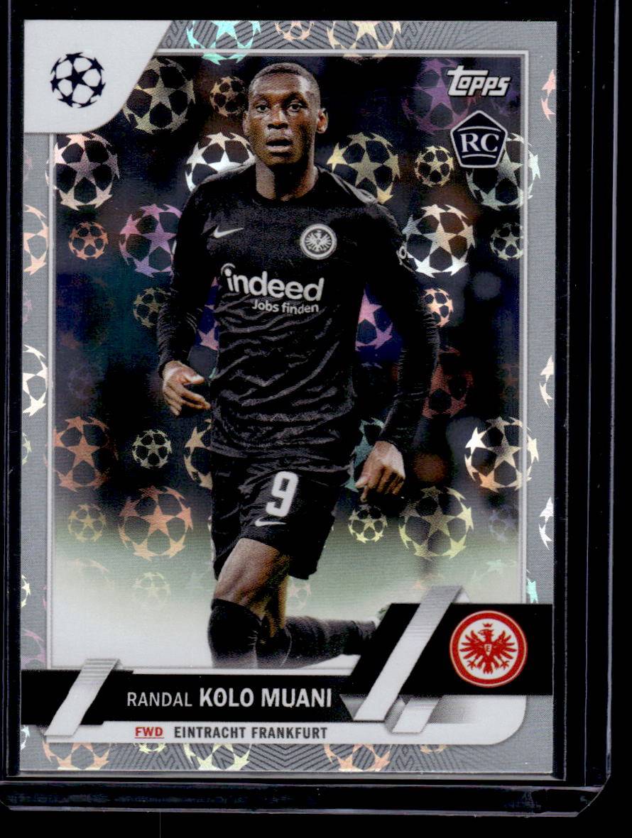 2022-23 Topps UEFA Club Competitions #149 Randal Kolo Muani Starball Foil