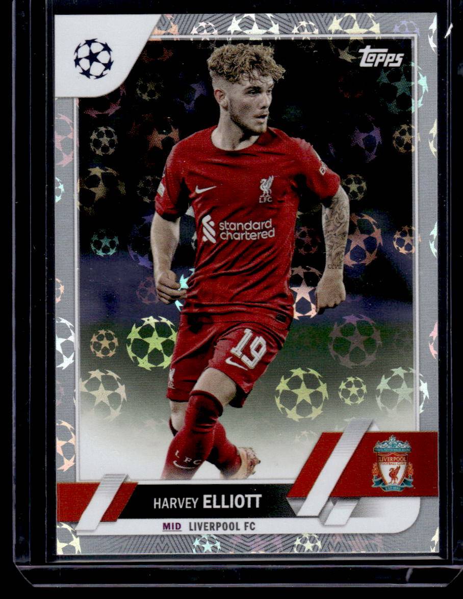 2022-23 Topps UEFA Club Competitions #49 Harvey Elliott Starball Foil