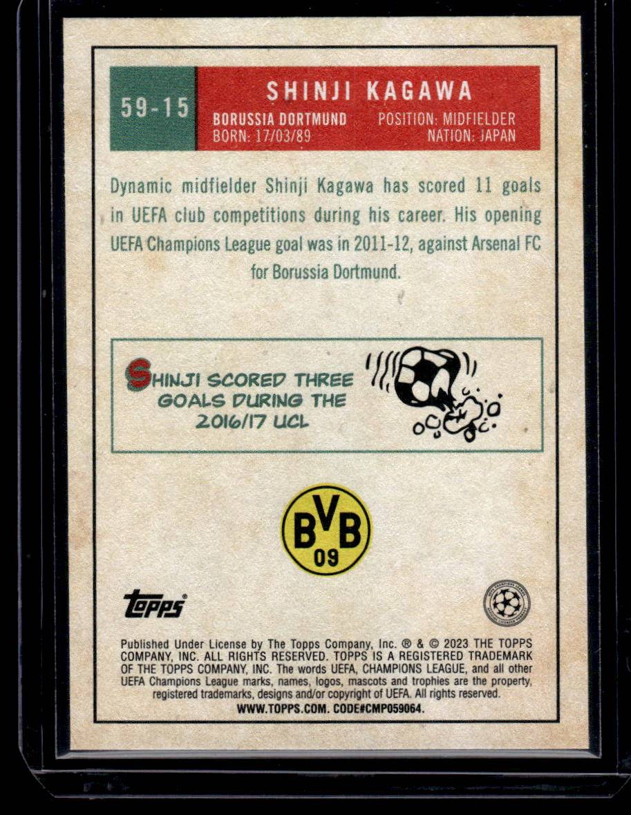 2022-23 Topps UEFA Club Competitions #59-15 Shinji Kagawa 1959 Topps