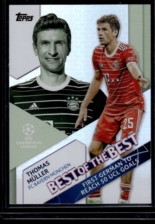 2022-23 Topps UEFA Club Competitions #BB-8 Thomas Müller Best of the Best