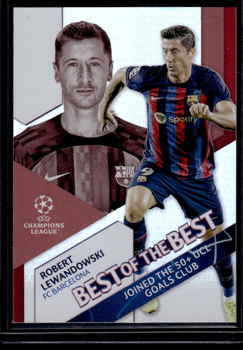 2022-23 Topps UEFA Club Competitions #BB-9 Robert Lewandowski Best of the Best