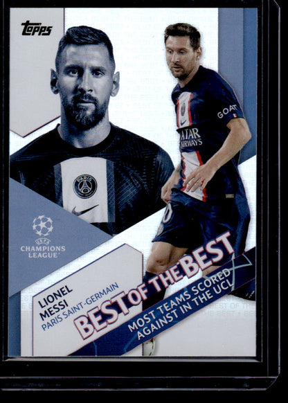 2022-23 Topps UEFA Club Competitions #BB-7 Lionel Messi Best of the Best