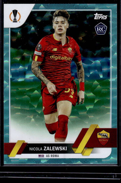 2022-23 Topps UEFA Club Competitions #59 Nicola Zalewski Icy Aqua Foil #/399