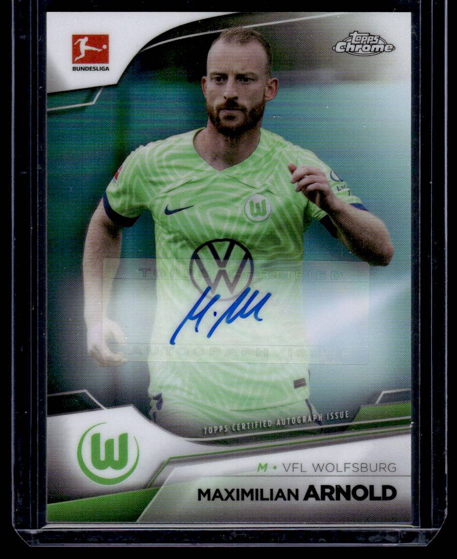 2020-21 Topps Chrome Bundesliga #BCA-MAR Maximilian Arnold Chrome Autographs