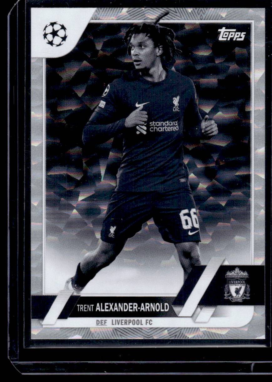 2022-23 Topps UEFA CC #66 Trent Alexander-Arnold Black & White Icy Foil #/150