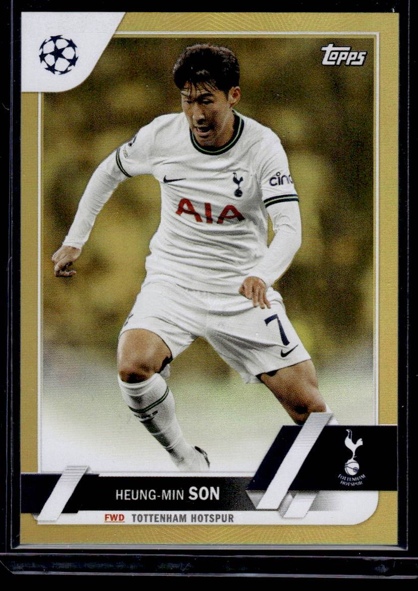 2022-23 Topps UEFA CC Jade Edition #5 Heung-min Son Yellow Jade #/50