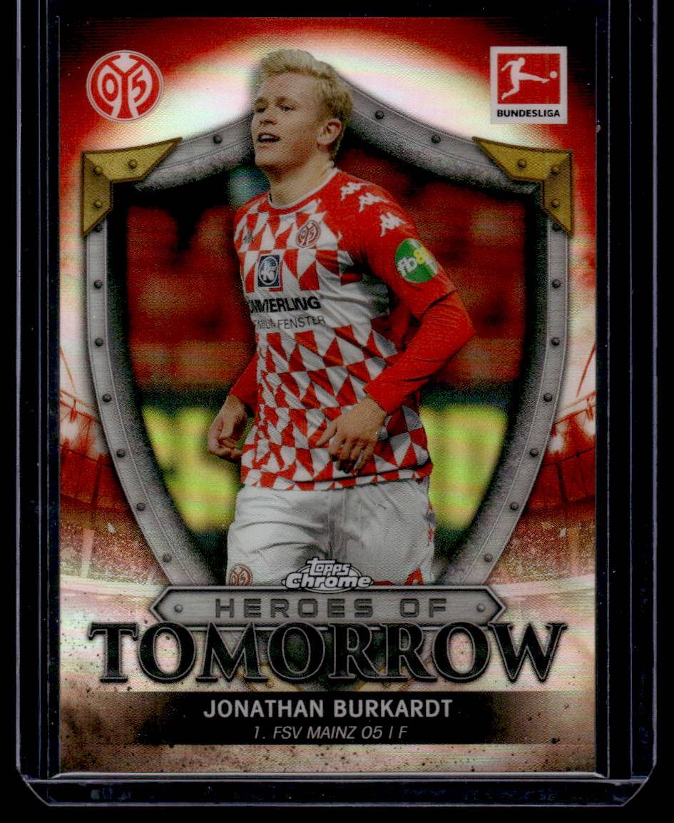 2021-22 Topps Chrome Bundesliga #HT-JB Jonathan Burkardt Heroes of Tomorrow