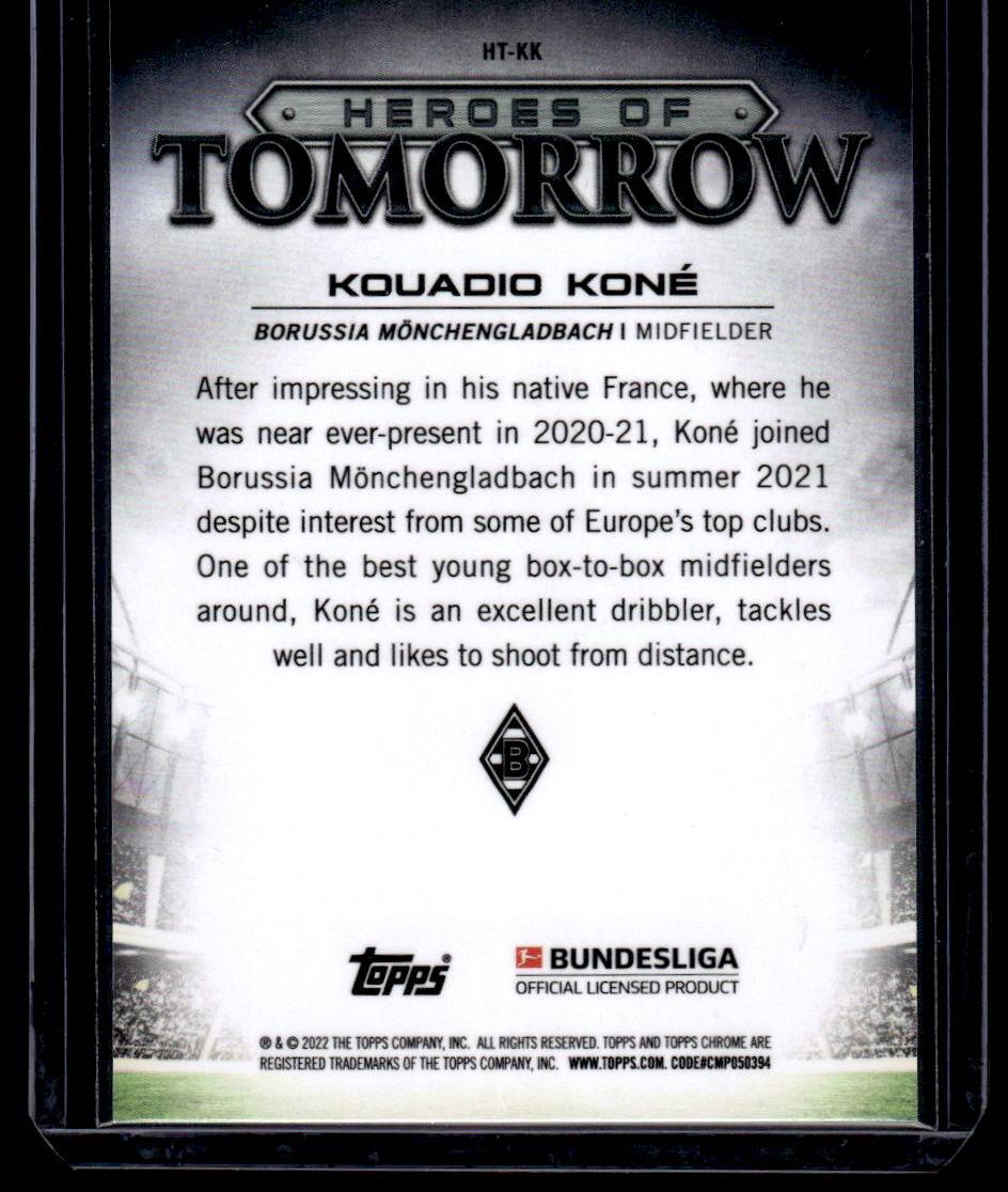 2021-22 Topps Chrome Bundesliga #HT-KK Kouadio Koné Heroes of Tomorrow