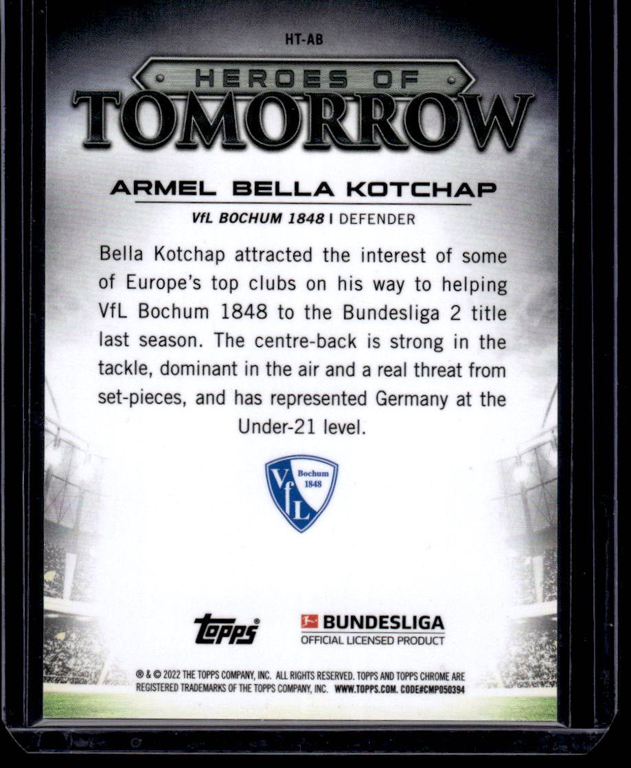 2021-22 Topps Chrome Bundesliga #HT-AB Armel Bella-Kotchap Heroes of Tomorrow