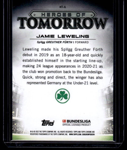 2021-22 Topps Chrome Bundesliga #HT-JL Jamie Leweling Heroes of Tomorrow