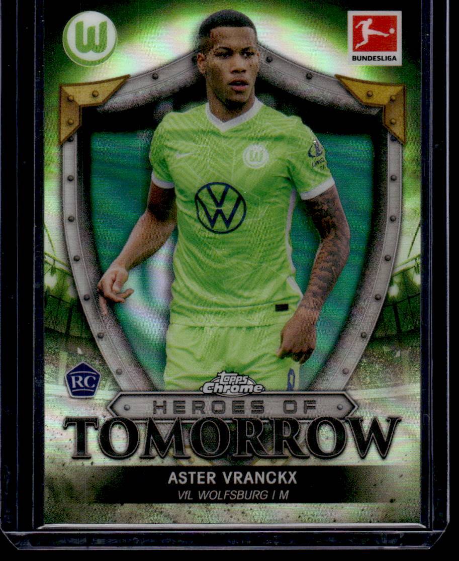 2021-22 Topps Chrome Bundesliga #HT-AV Aster Vranckx Heroes of Tomorrow