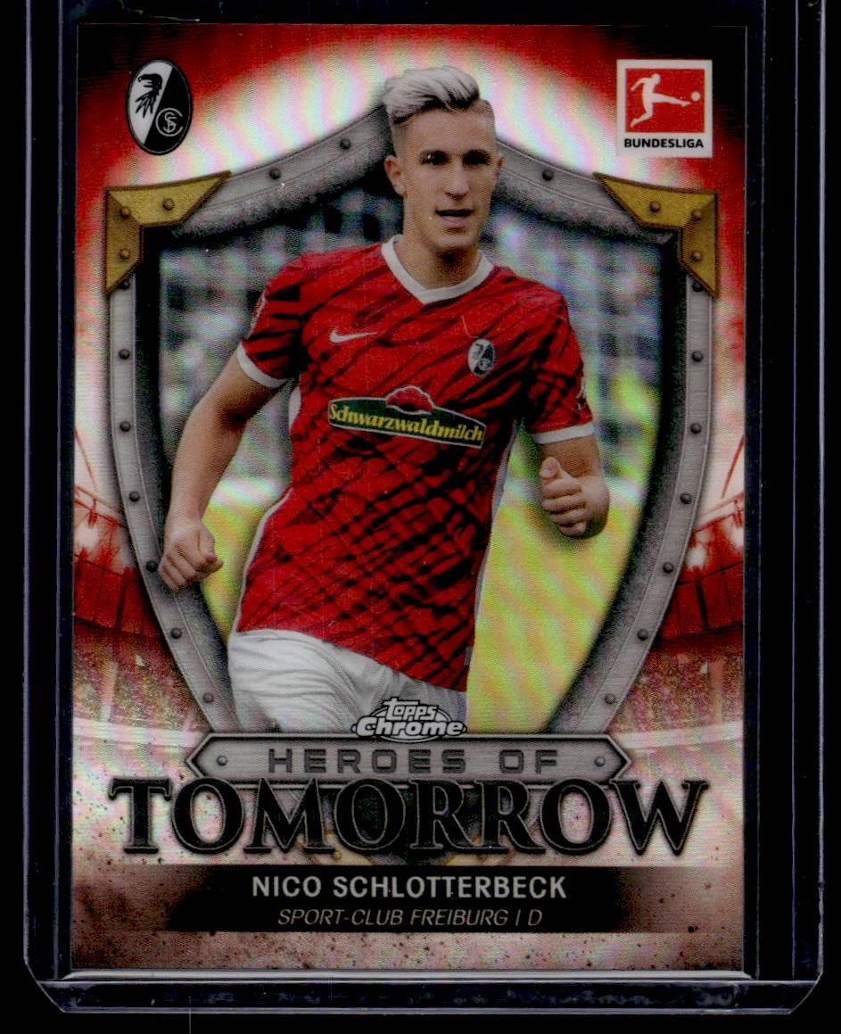 2021-22 Topps Chrome Bundesliga #HT-NS Nico Schlotterbeck Heroes of Tomorrow