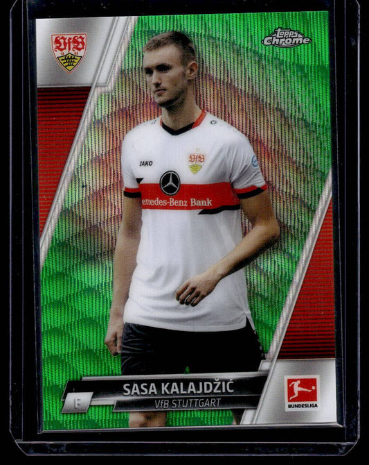 2021-22 Topps Chrome Bundesliga #88 Sasa Kalajdzic Green Refractors #/99