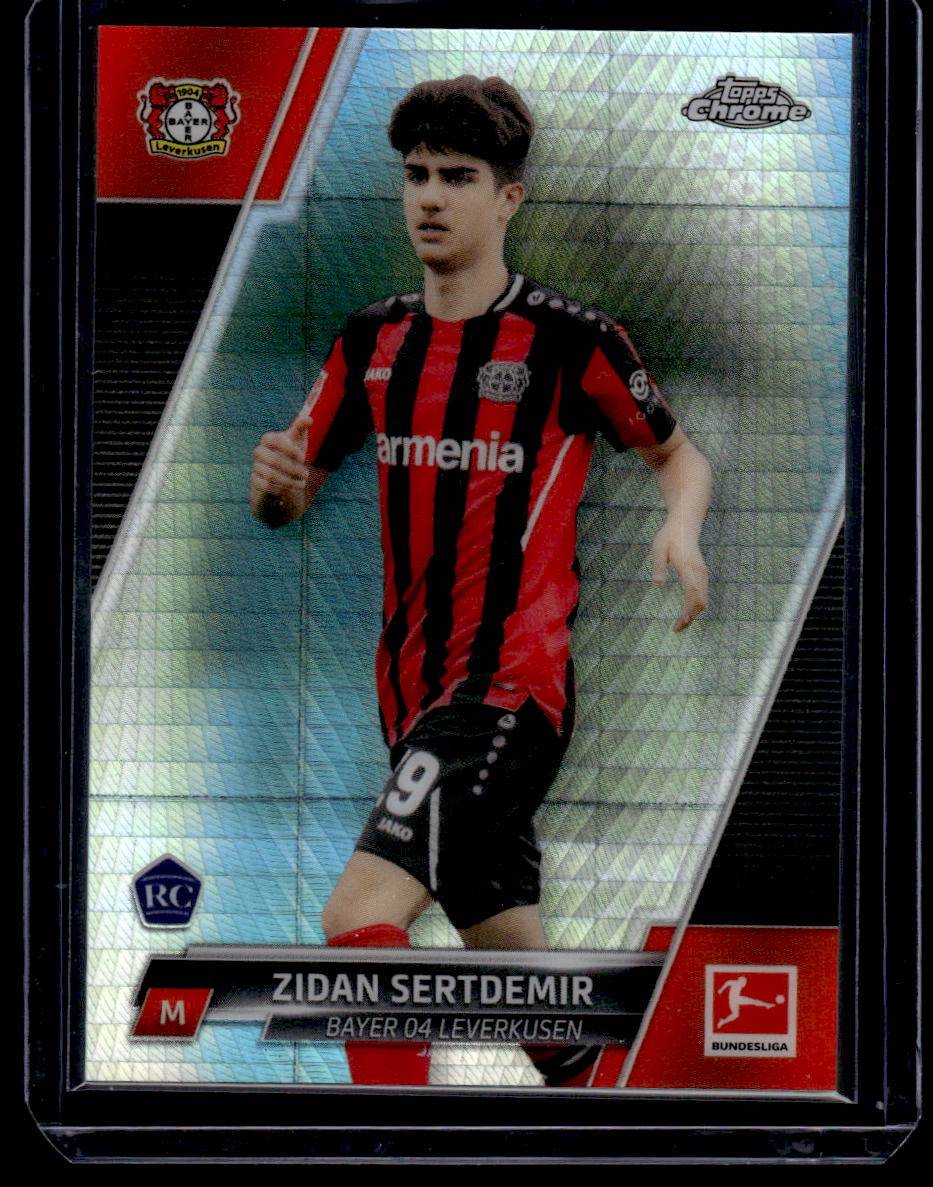 2021-22 Topps Chrome Bundesliga #36 Zidan Sertdemir Prism Refractors #/199