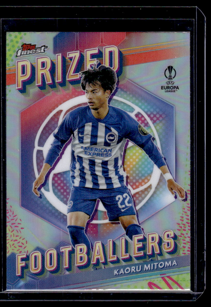 2023-24 Finest UEFA Club Competitions #PF-6 Kaoru Mitoma Prized Footballers