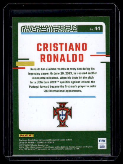 2023-24 Donruss #44 Cristiano Ronaldo Optic