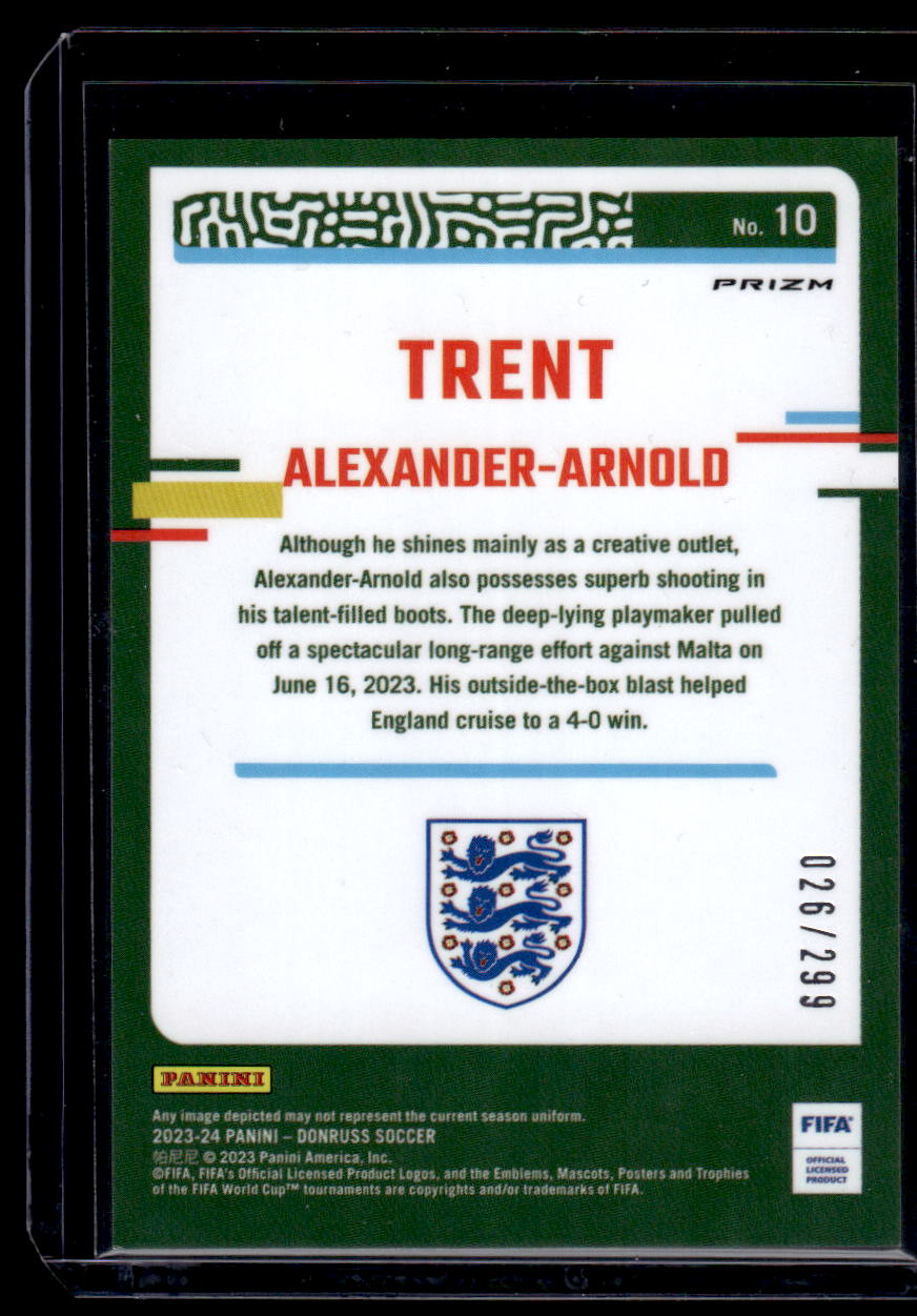 2023-24 Donruss #102 Trent Alexander-Arnold Optic Red #/299