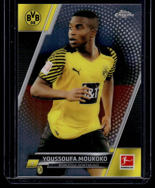 2021-22 Topps Chrome Bundesliga #28 Youssoufa Moukoko