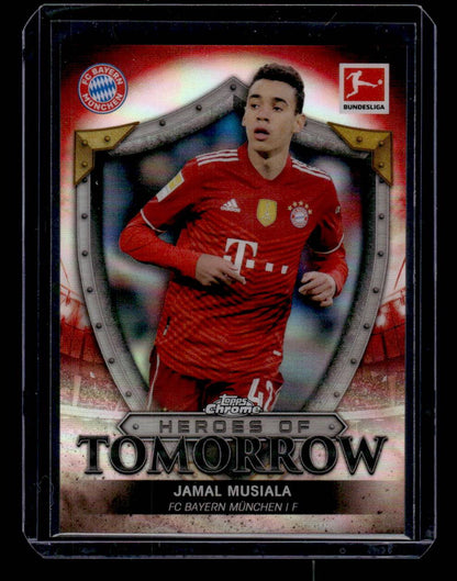 2021-22 Topps Chrome Bundesliga #HT-JM Jamal Musiala Heroes of Tomorrow