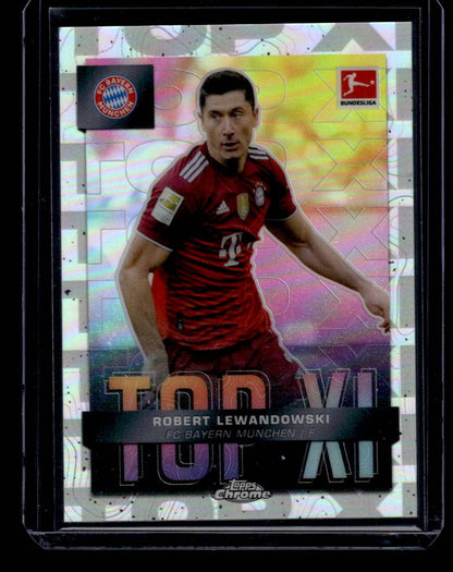 2021-22 Topps Chrome Bundesliga #XI-RL Robert Lewandowski Top XI