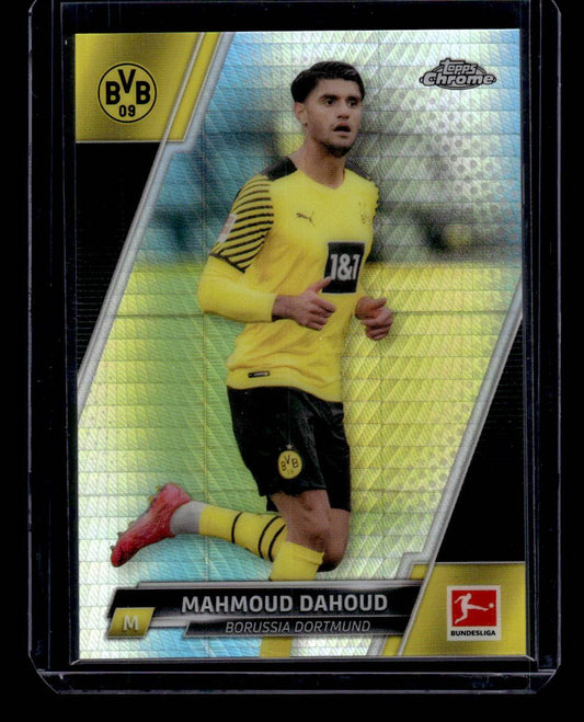 2021-22 Topps Chrome Bundesliga #33 Mahmoud Dahoud Prism Refractors #/199