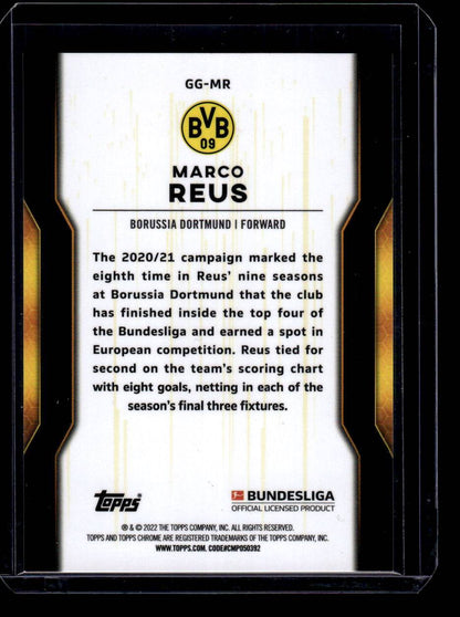 2021-22 Topps Chrome Bundesliga #GG-MR Marco Reus Golden Generation