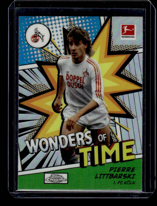 2022-23 Topps Chrome Bundesliga #WB-PL Pierre Littbarski Wonders of Time