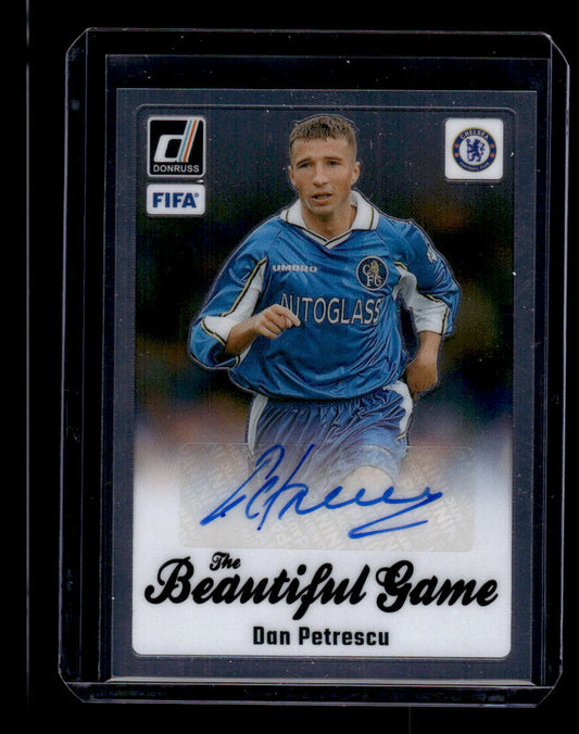 2023-24 Donruss #BG-DPU Dan Petrescu The Beautiful Game Autographs