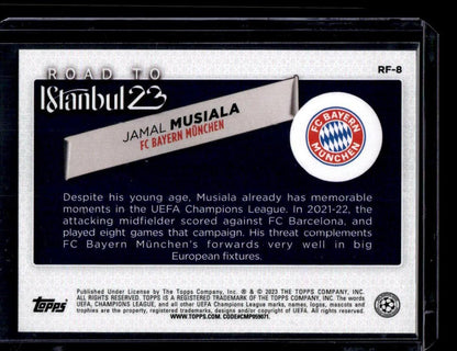 2022-23 Topps UEFA Club Competitions #RF-8 Jamal Musiala Road to the Final