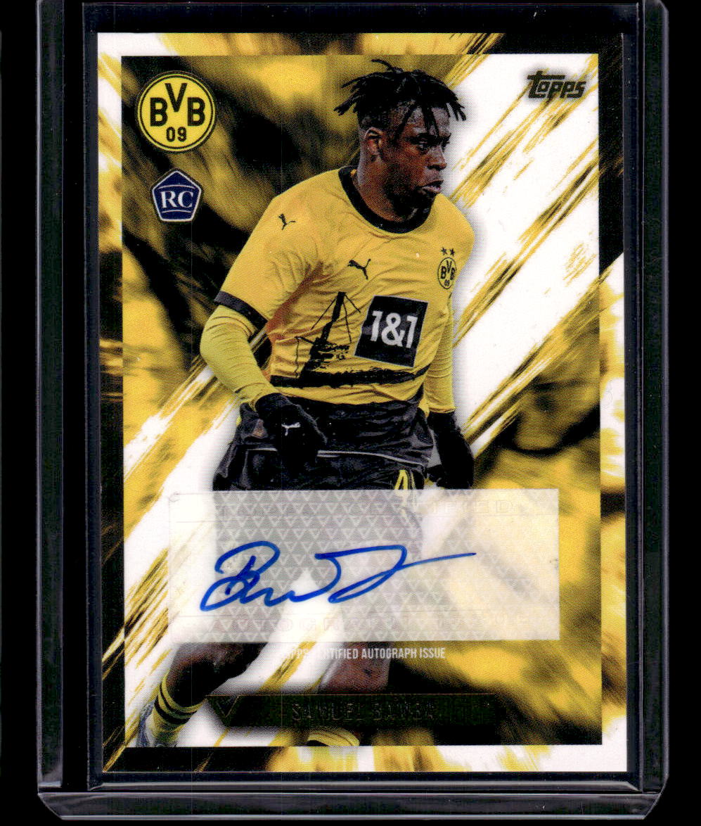 2023-24 Topps Borussia Dortmund Vernissage Samuel Bamba Autogramm BCA-SBA