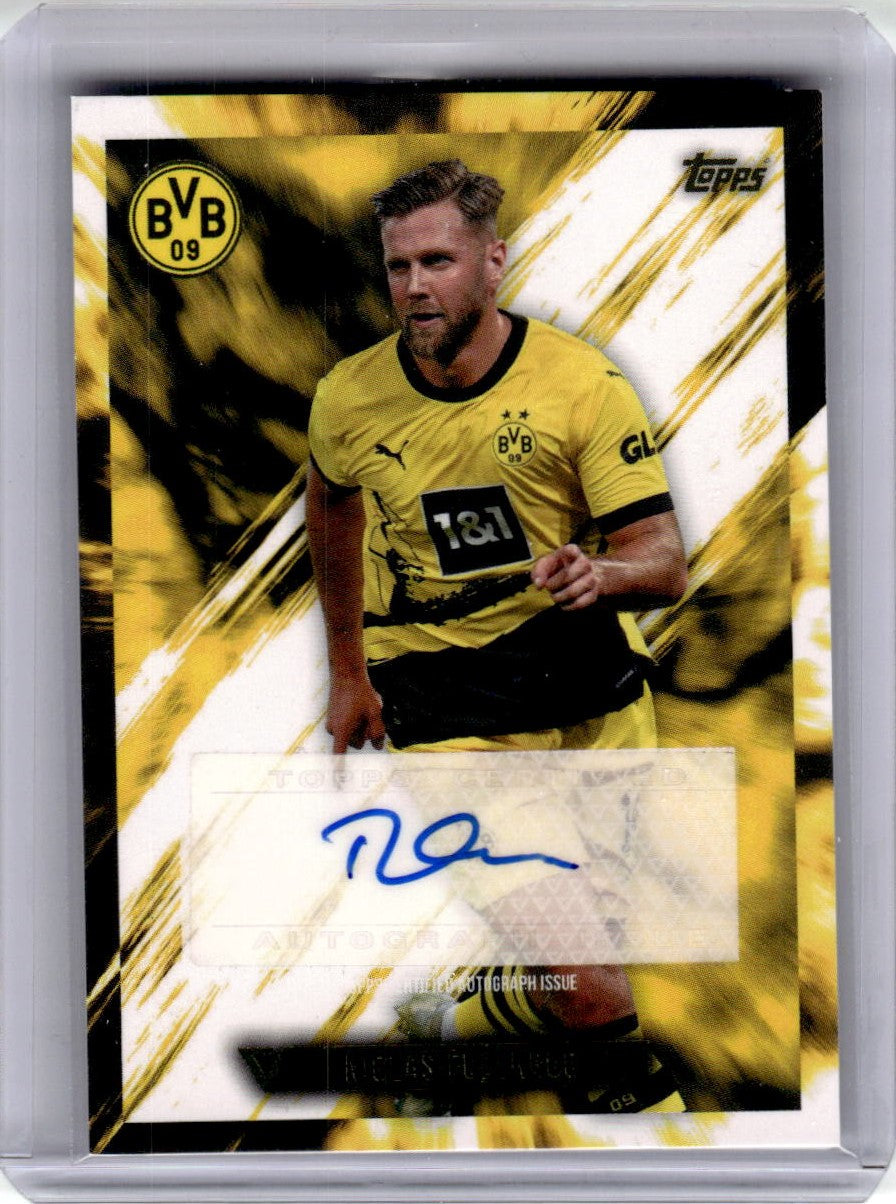 2023-24 Topps Borussia Dortmund Vernissage Niclas Füllkrug Autogramm BCA-NF2