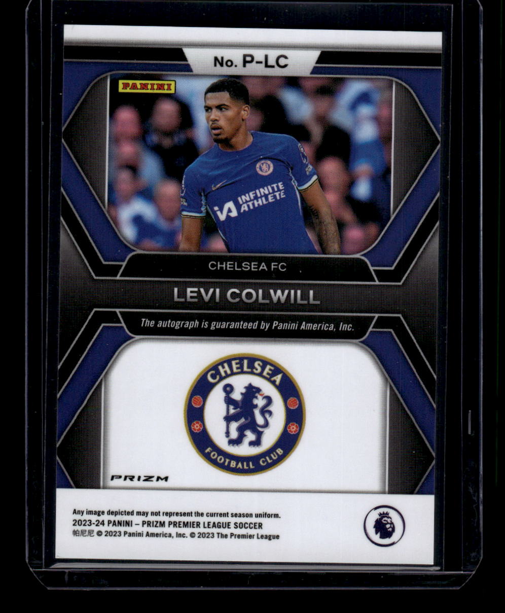 2023-24 Panini Prizm Premier League #P-LC Levi Colwill Penmanship Red