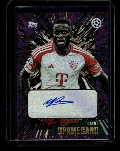 2023-24 Topps Gold UEFA Club Competitions Dayot Upamecano Auto