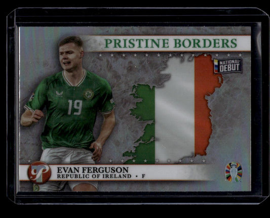 2023 Topps Pristine Road To Euro 2024 #PB-EF Evan Ferguson Pristine Borders