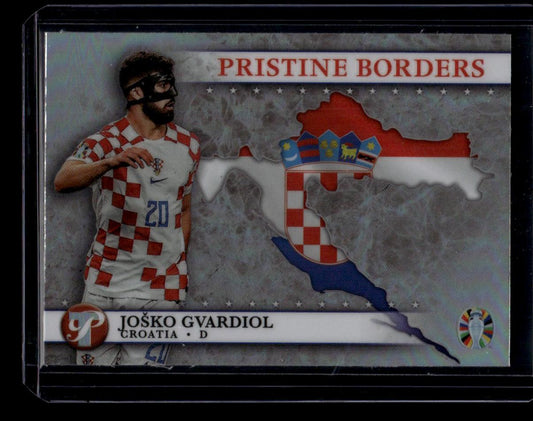 2023 Topps Pristine Road To Euro 2024 #PB-JG Joško Gvardiol Pristine Borders