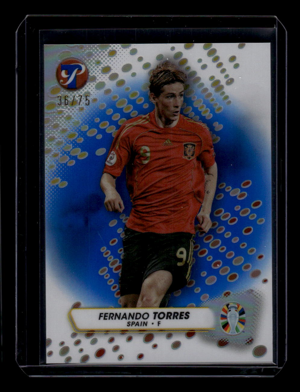 2023 Topps Pristine Road To Euro 2024 #173 Fernando Torres Blue Refractors #/75