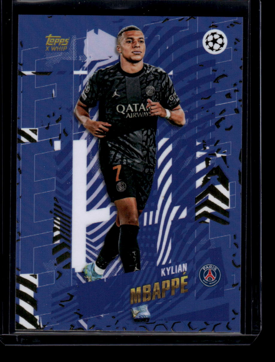 2023-24 Topps Gold UEFA Club Competitions #NNO Kylian Mbappe Elite