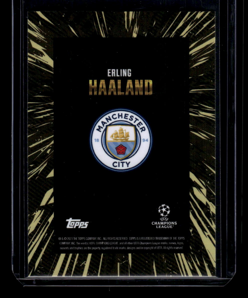 2023-24 Topps Gold UEFA Club Competitions #NNO Erling Haaland Elite