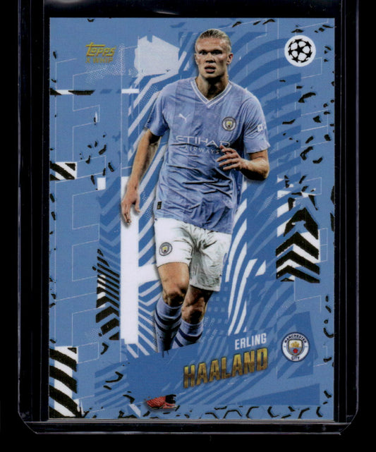 2023-24 Topps Gold UEFA Club Competitions #NNO Erling Haaland Elite