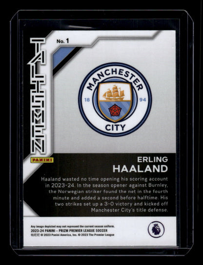 2023-24 Panini Prizm Premier League #1 Erling Haaland Talismen