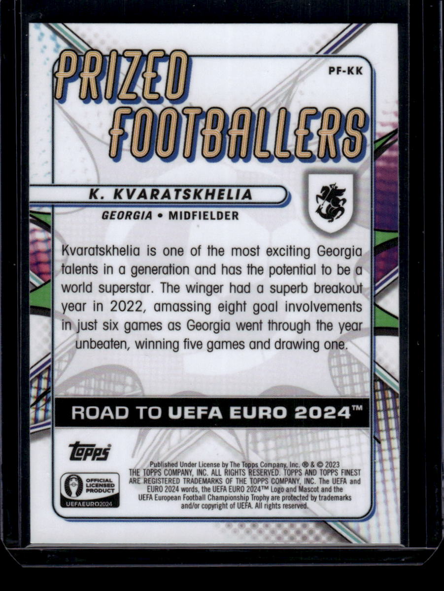 2023 Finest Road to UEFA EURO 2024 Khvicha Kvaratskhelia Prized Footballers