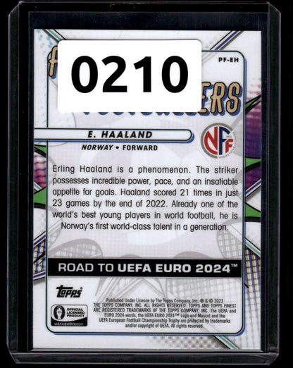 2023 Finest Road to UEFA EURO 2024 #PF-EH Erling Haaland Prized Footballers