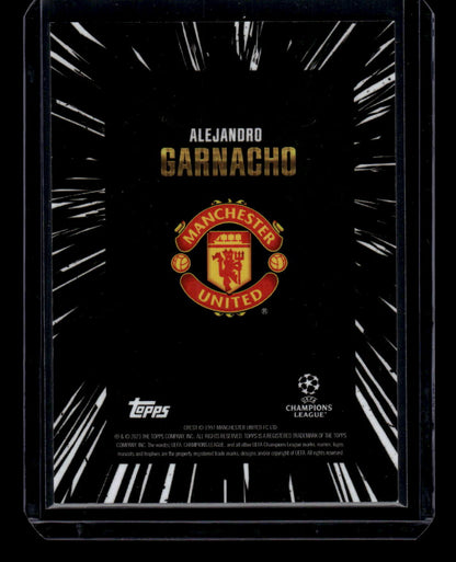 2023-24 Topps Gold UEFA Club Competitions Alejandro Garnacho #/99