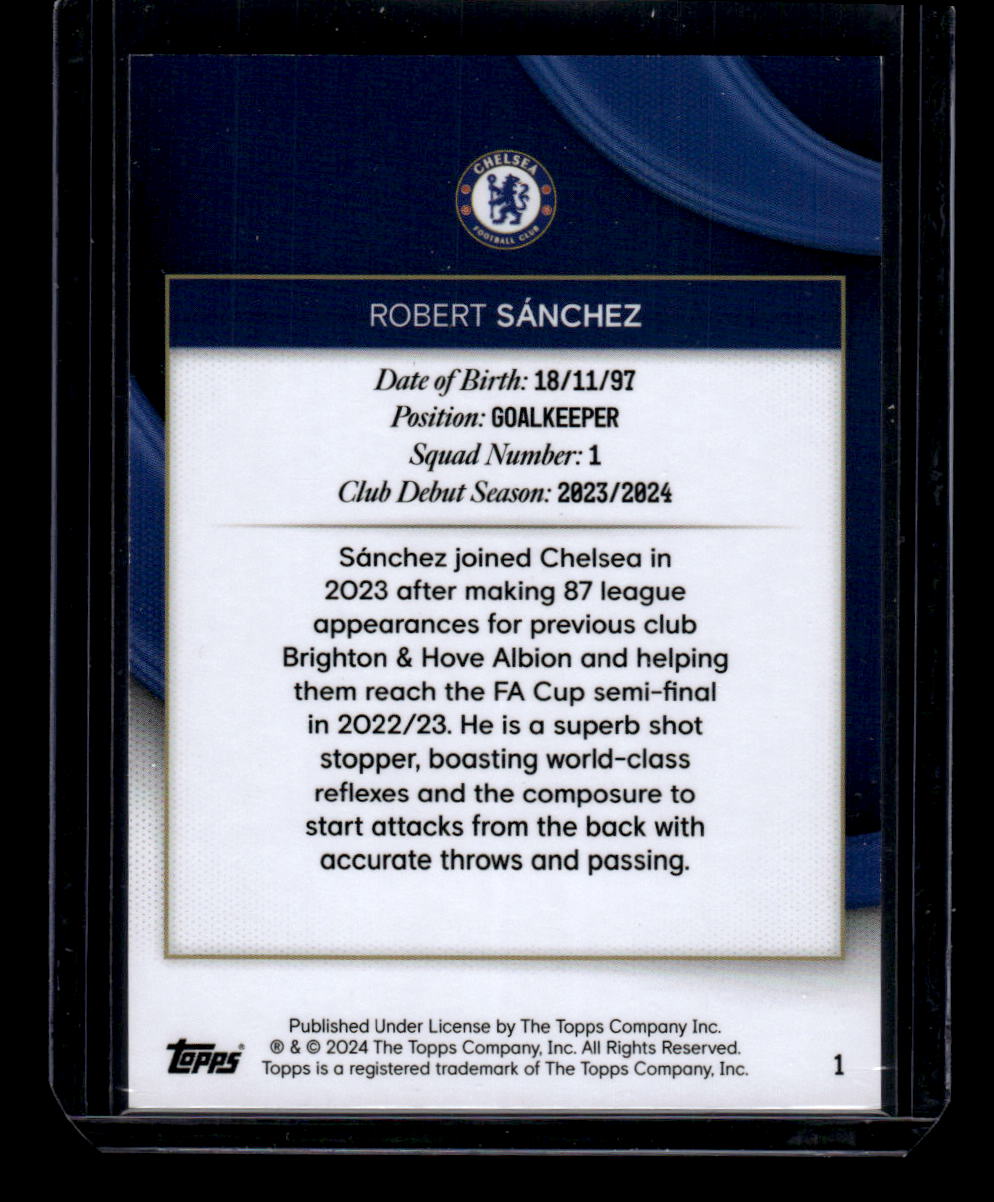 2023-24 Topps Chelsea Team Set #1 Robert Sánchez #/50