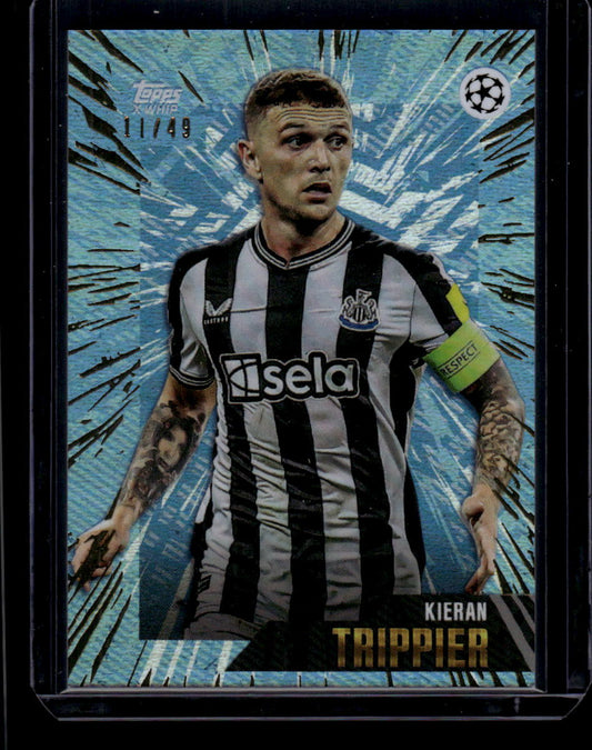 2023-24 Topps Gold UEFA Club Competitions Kieran Trippier #/49