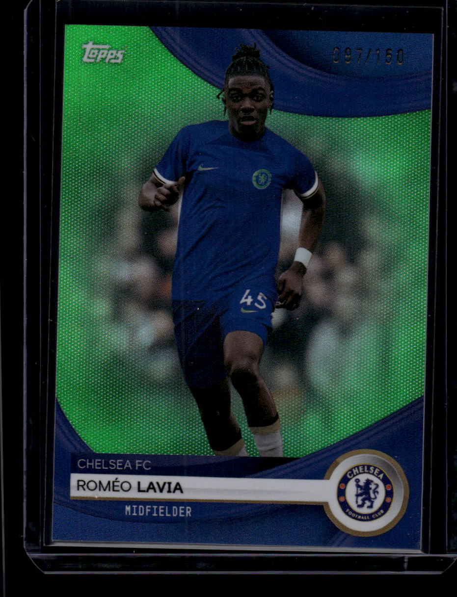 2023-24 Topps Chelsea Team Set #13 Roméo Lavia #/150