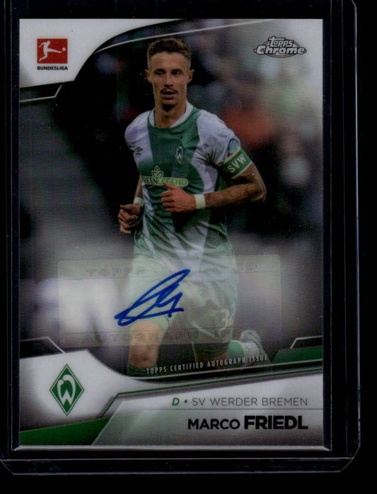 2022-23 Topps Chrome Bundesliga #BCA-MF Marco Friedl Autographs