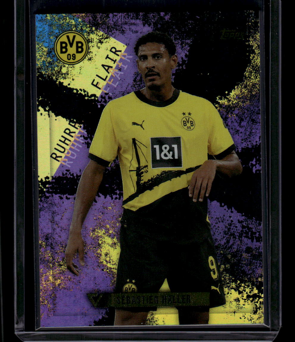 2023-24 Topps BVB Vernissage Sebastien Haller #9/10 Jersey Number