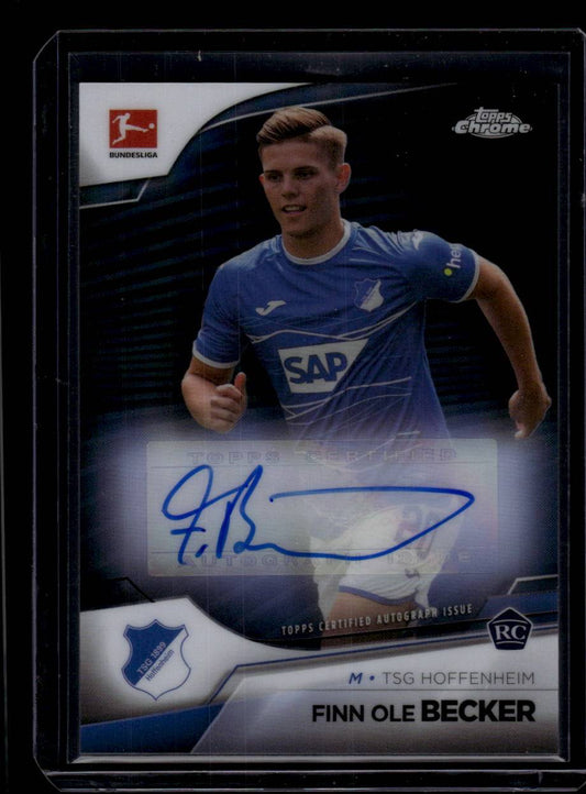 2022-23 Topps Chrome Bundesliga #BCA-FB Finn Ole Becker Autographs #/10